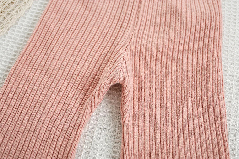 Blush Petal Knit Set – Where Sweetness Meets Comfort