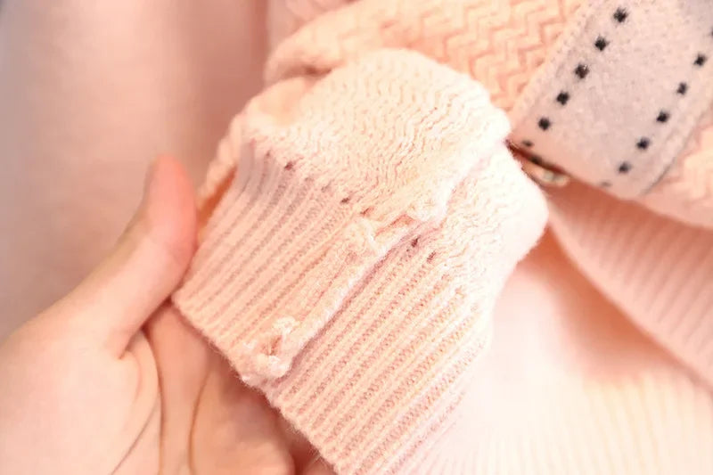 Sweetheart Bows Knit & Tulle Set