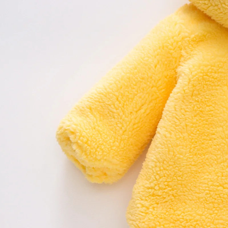 Honey Bear Fleece Coat – Pure Cuteness, Wrapped in Warmth