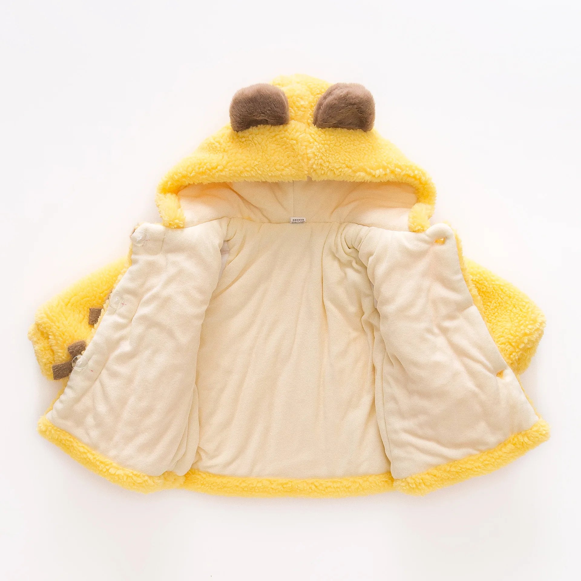 Honey Bear Fleece Coat – Pure Cuteness, Wrapped in Warmth