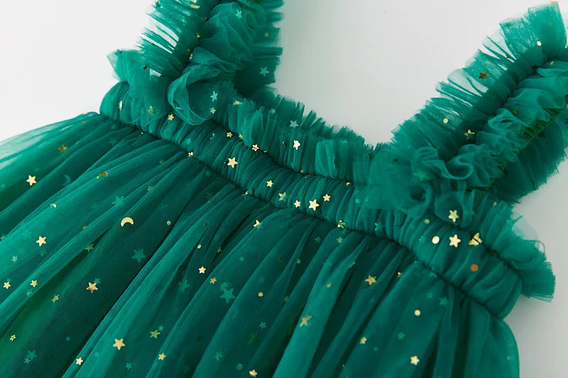 Christmas Starry Tulle Dress