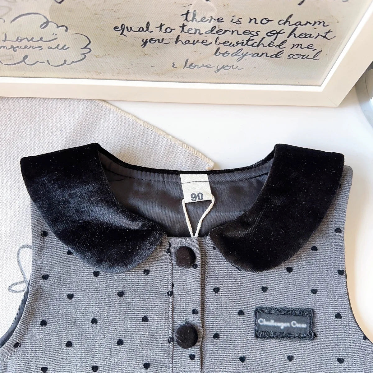 Elegance Grey Girls Set