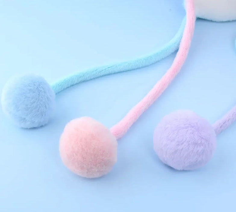 Blue Ice Princess Plush Winter Hat for Kids