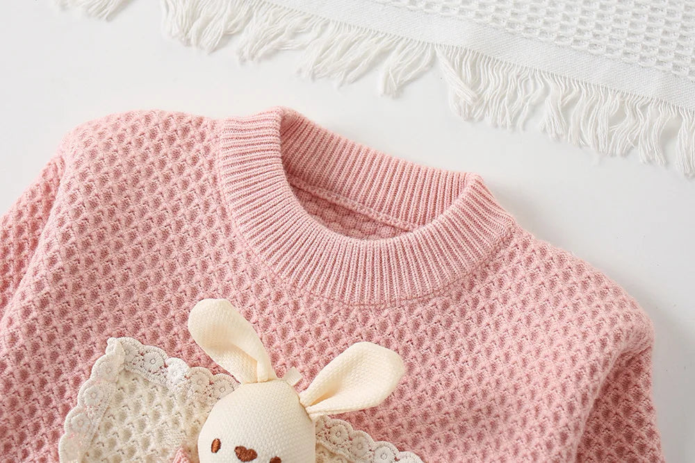 Bunny Pocket Knit Set