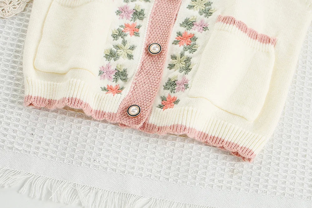 Sweet Garden Knit Set – Cozy Style for Blossoming Days