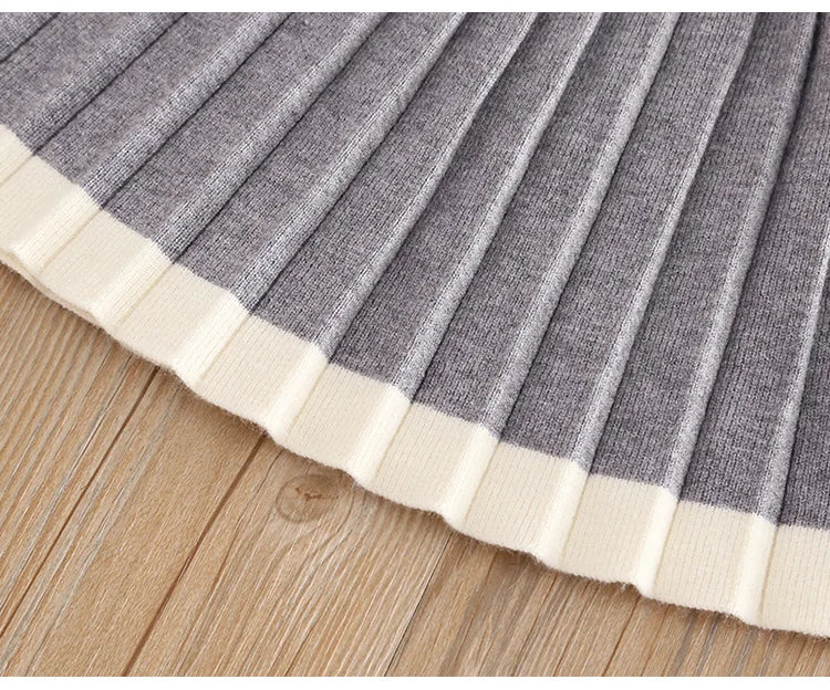 Cozy Elegance Knit Set Gray