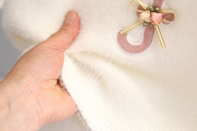 Embroidered Umbrella Princess Sweater