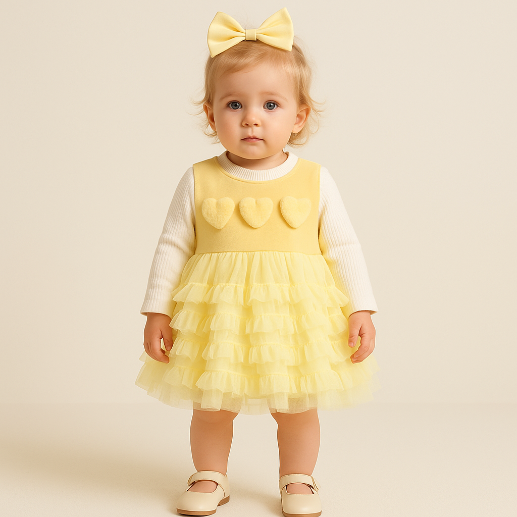 Baby Girl Heart Tulle Dress