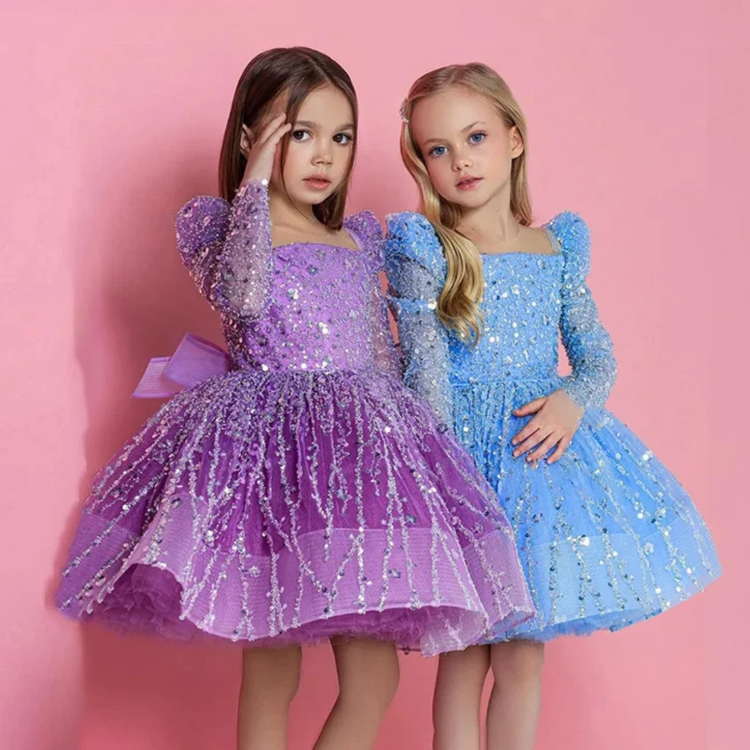 Crystal Charm Kids' Party Dress
