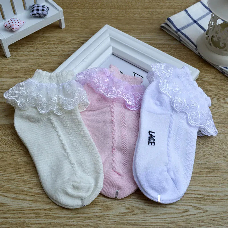 Princess Lace Socks Set – 10 Pairs