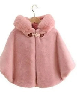 Winter Princess Faux Fur Cape