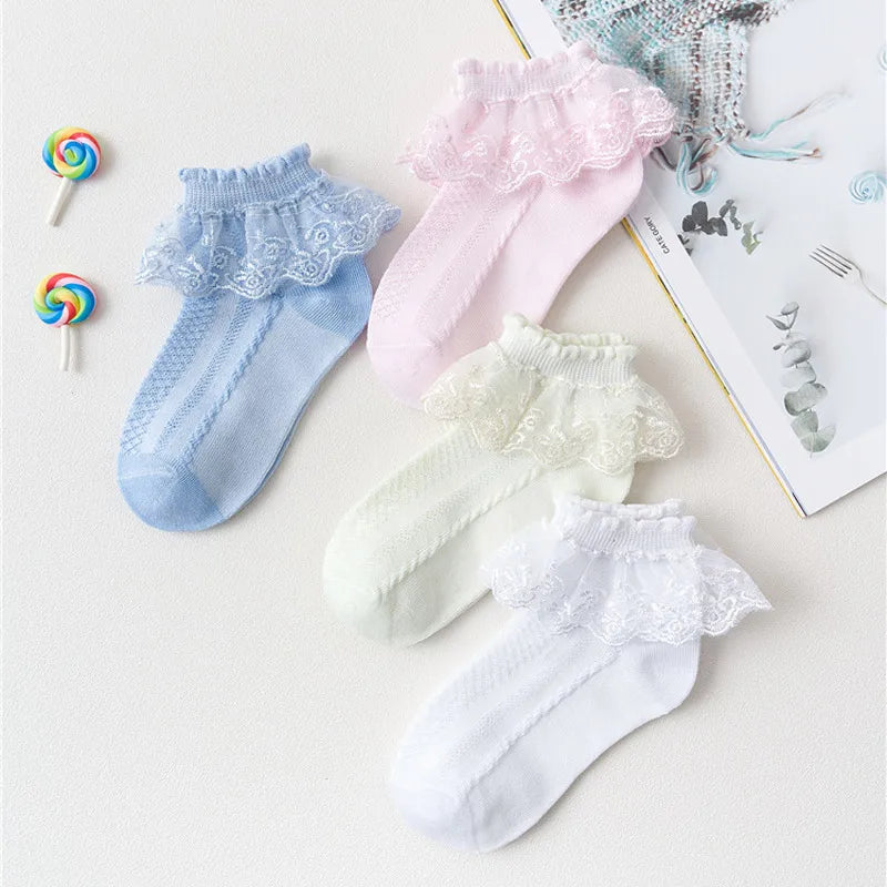 Princess Lace Socks Set – 10 Pairs