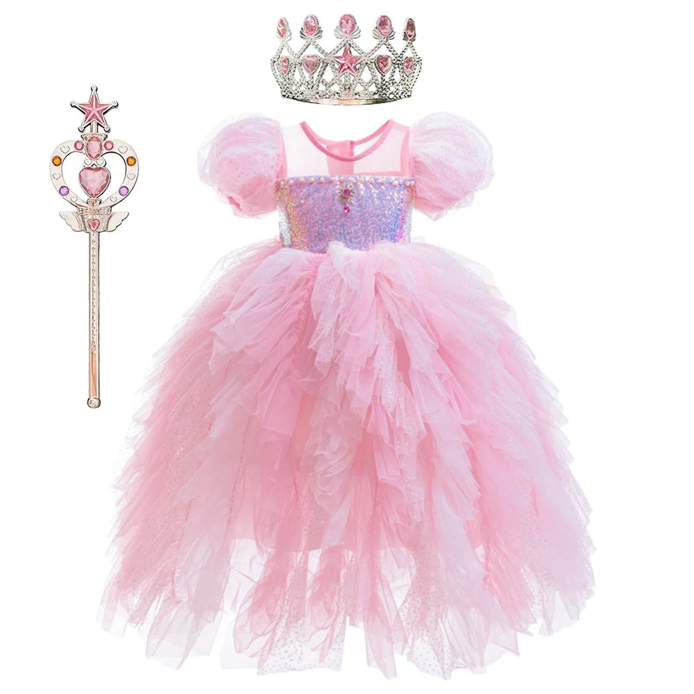 Royal Pink Blossom Gown