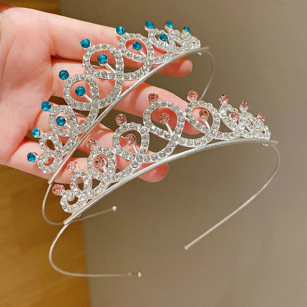 Princess Crown Tiara Set for Girls – 2 Pieces