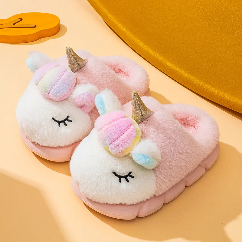 Unicorn Dreams Plush Slippers