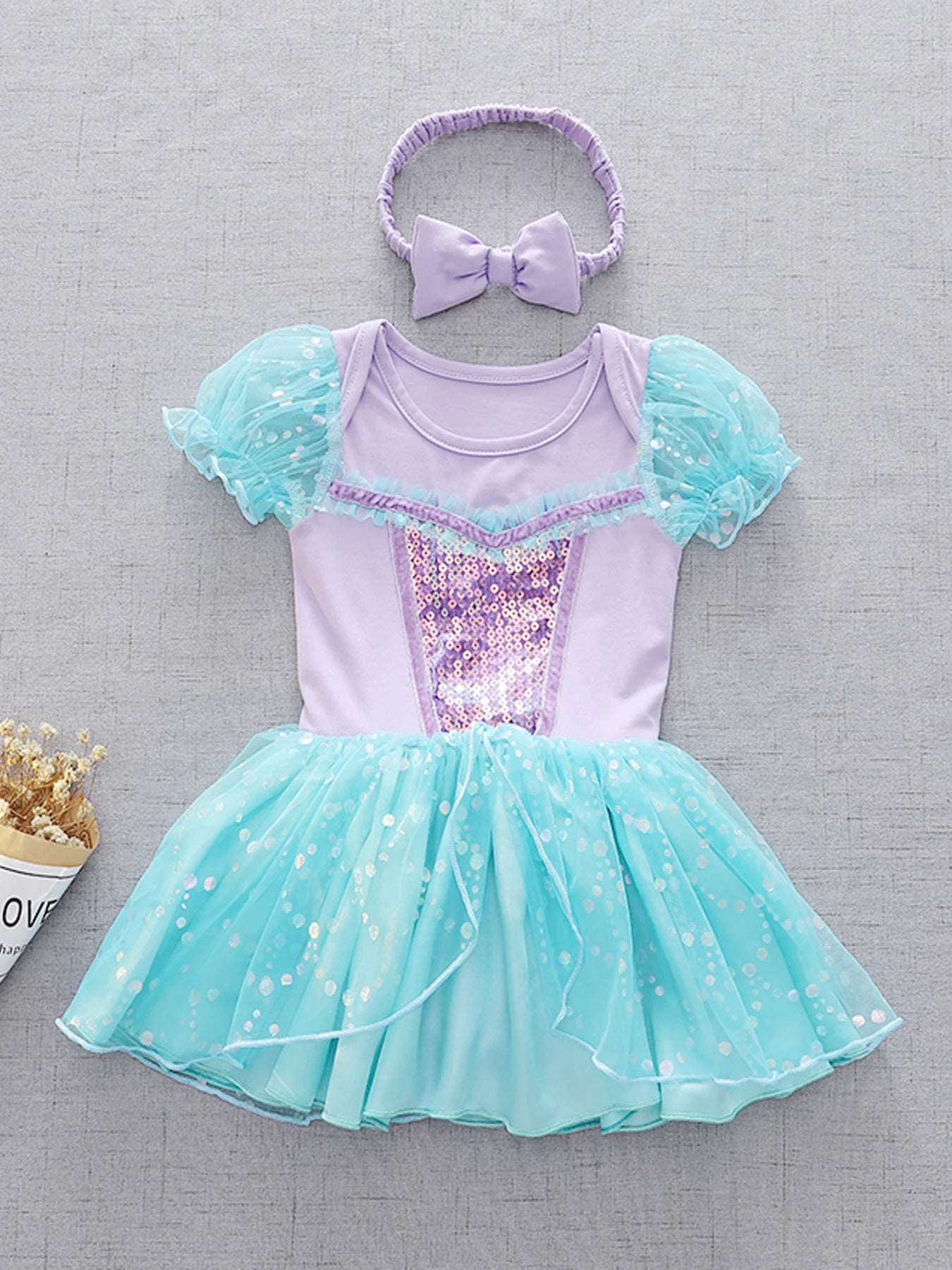 Enchanted Mermaid Baby Romper Set
