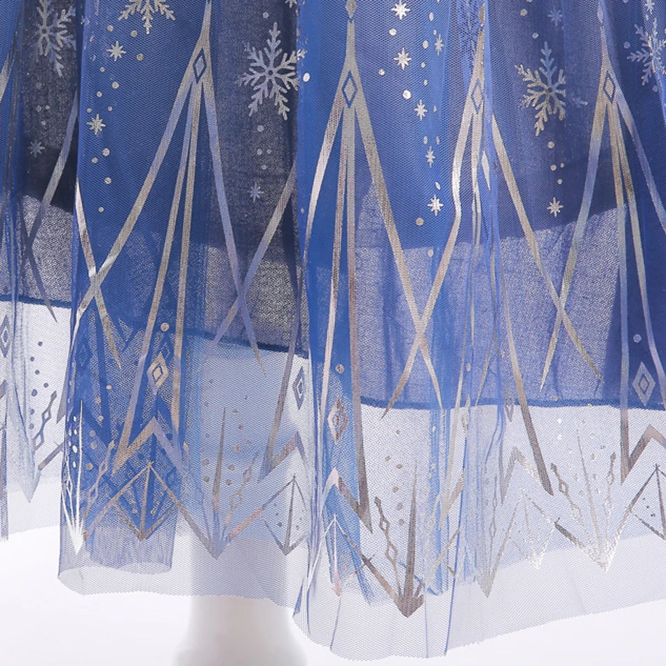 Winter Ice Princess Costume – Velvet & Snowflake Tulle
