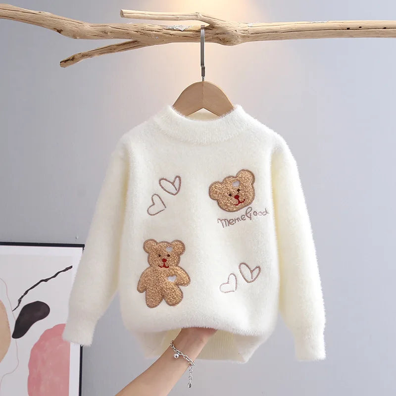 Teddy Patch Knit Sweater