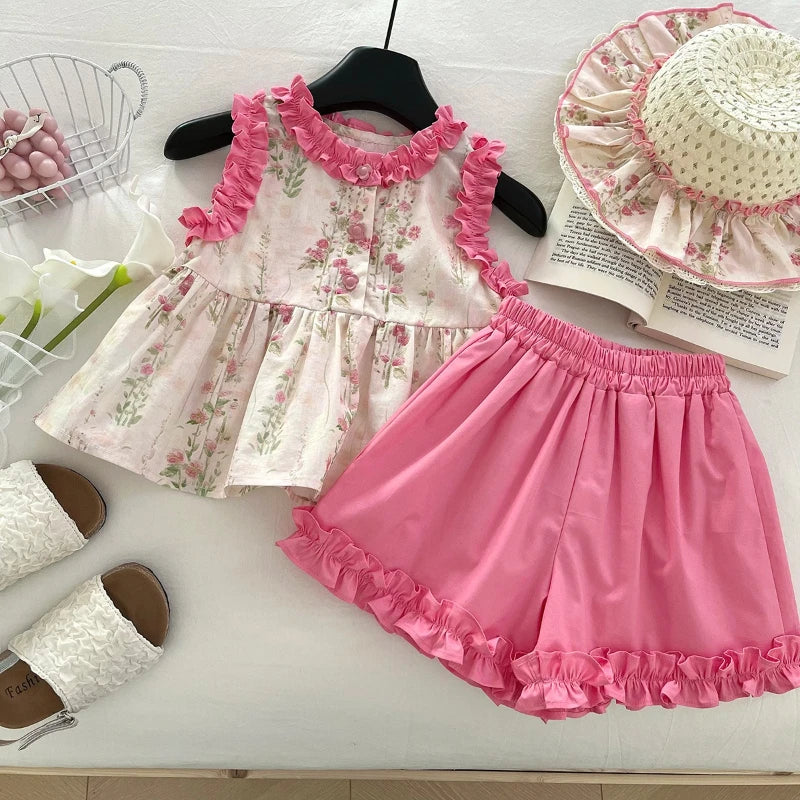Enchanted Garden Pink Girls Set