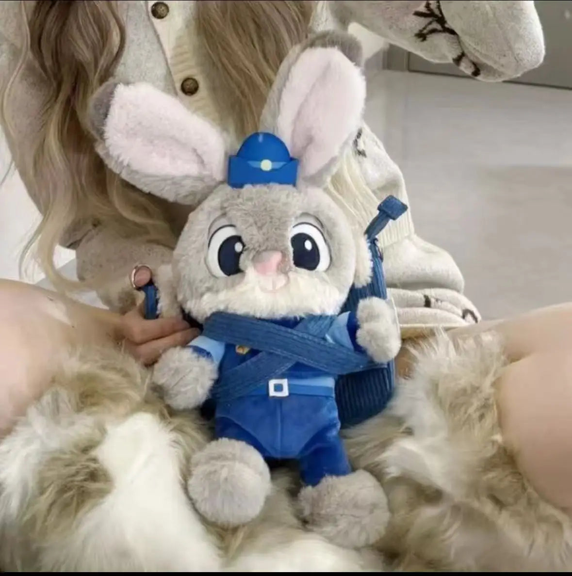 Plush Bunny Crossbody Bag