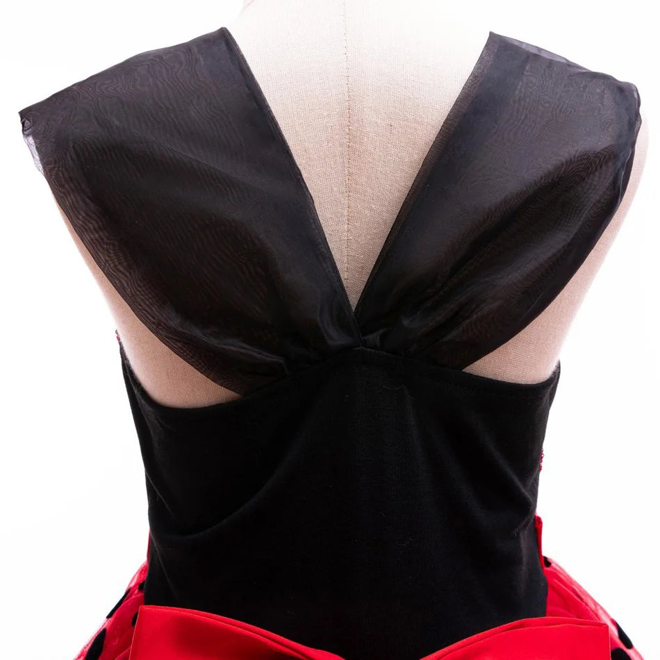 Red Polka Dot Hero Costume Complete Set with Accessories