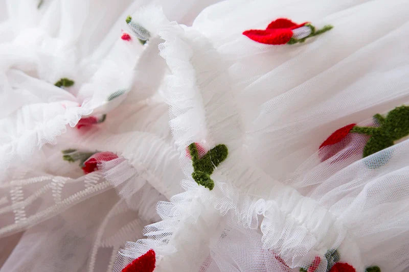 Cherries Tulle Kids' Dress – Fairy Collection