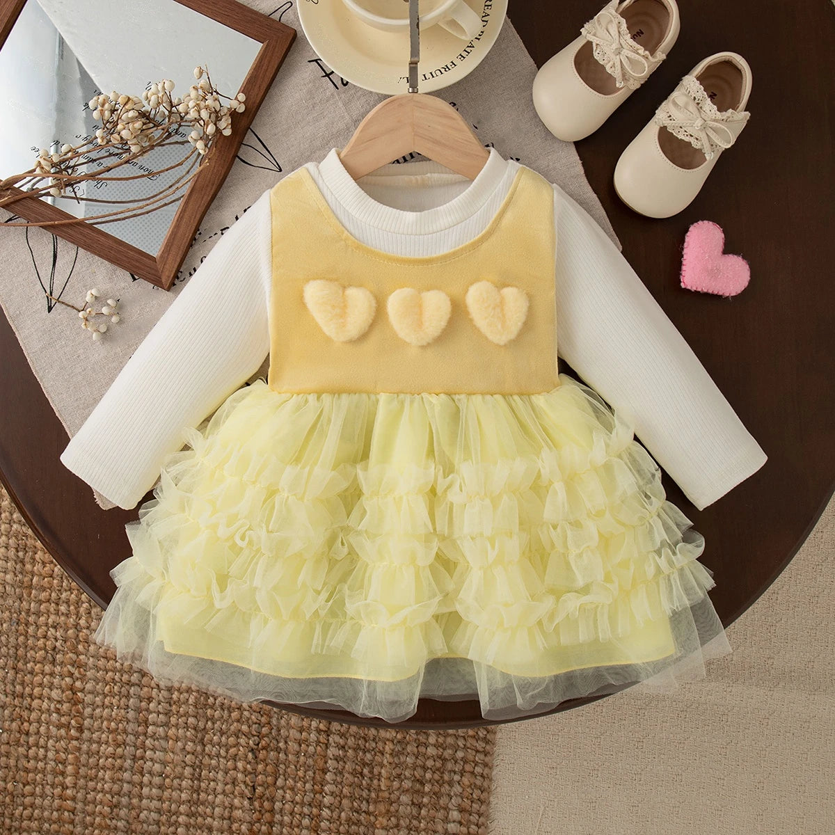 Baby Girl Heart Tulle Dress