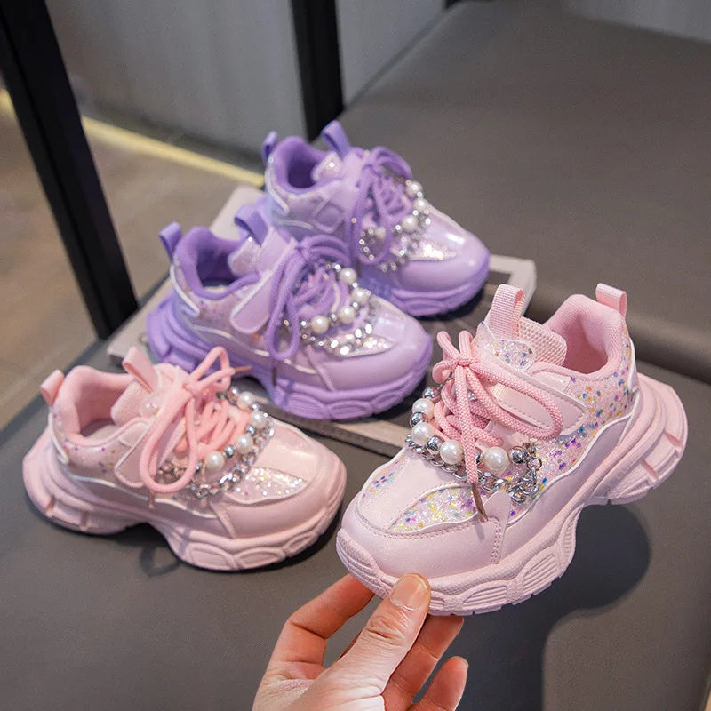 Glam Shine Kids' Sneakers
