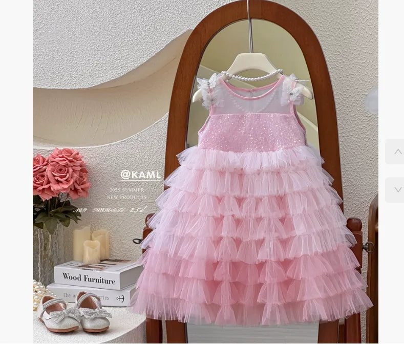 Fairy Flounce Ruffle Dress