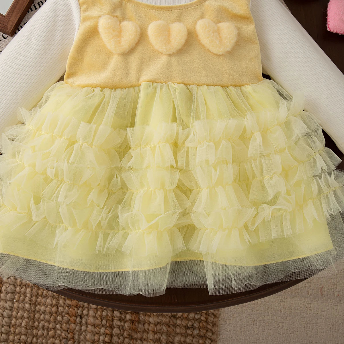 Baby Girl Heart Tulle Dress