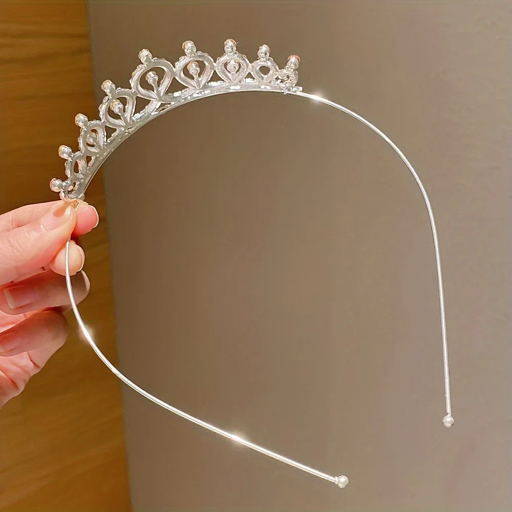 Princess Crown Tiara Set for Girls – 2 Pieces