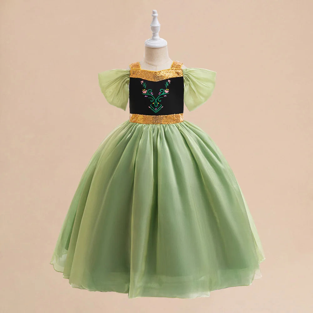 Enchanted Green Princess Costume for Girls