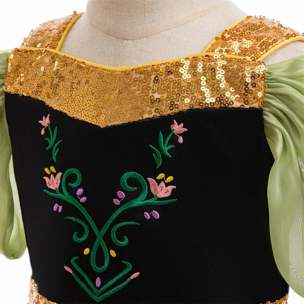 Enchanted Green Princess Costume for Girls