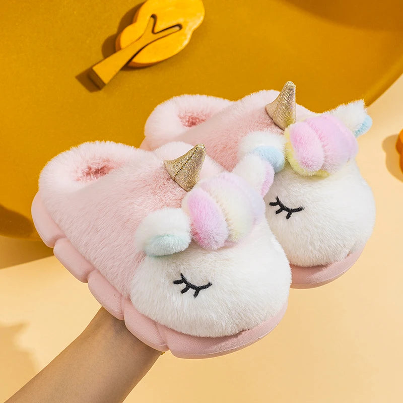 Unicorn Dreams Plush Slippers