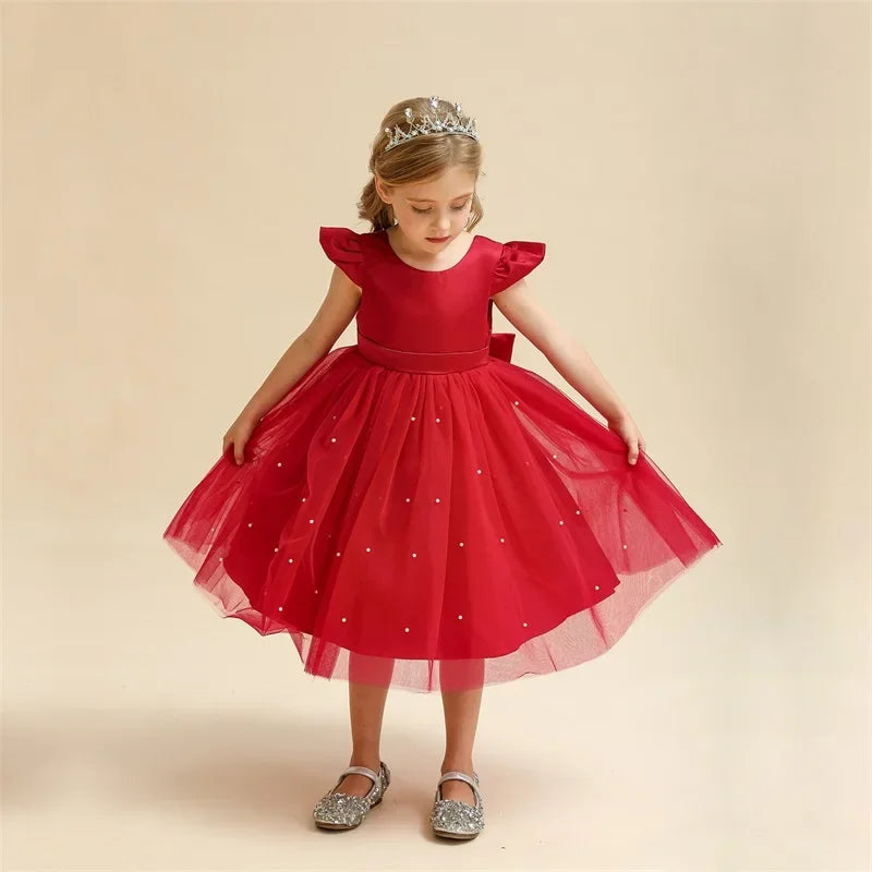 Alice Red Girls’ Party Dress