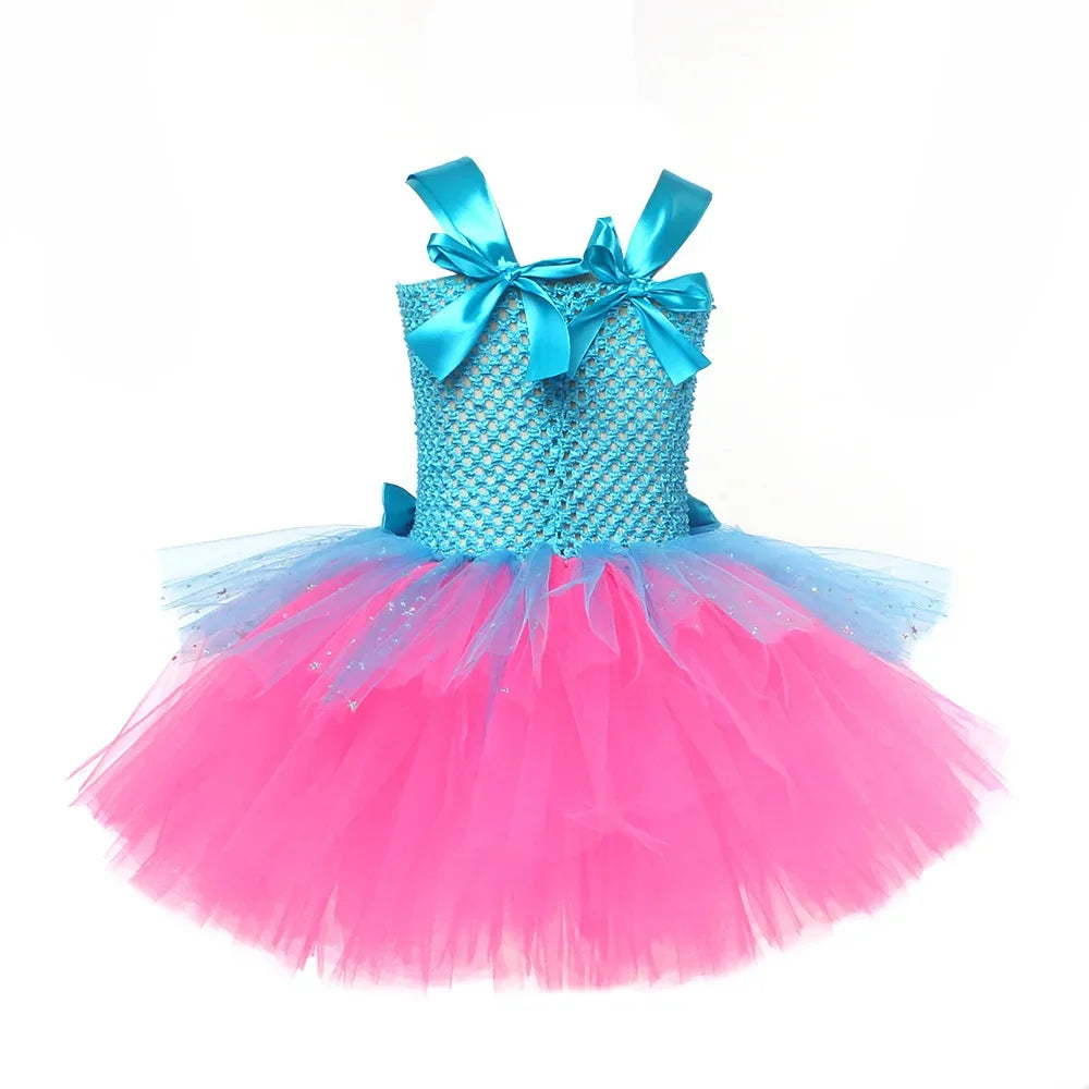 Glitter Troll-Inspired Kids Costume
