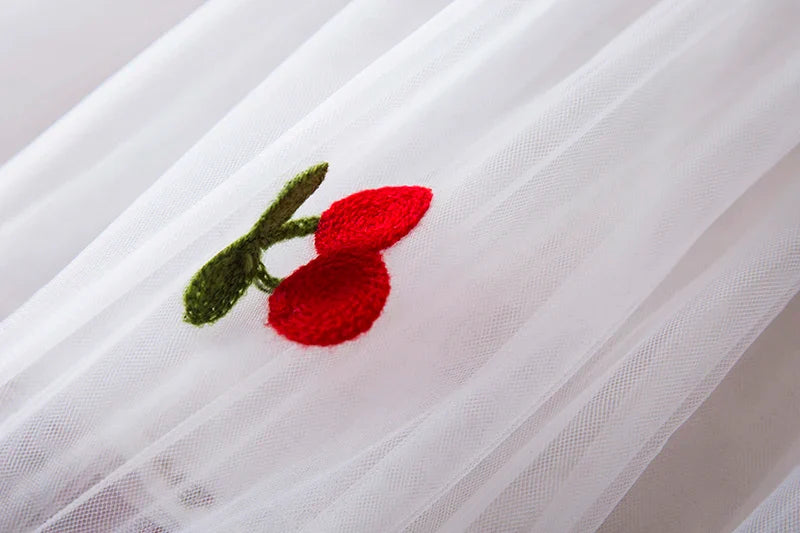 Cherries Tulle Kids' Dress – Fairy Collection