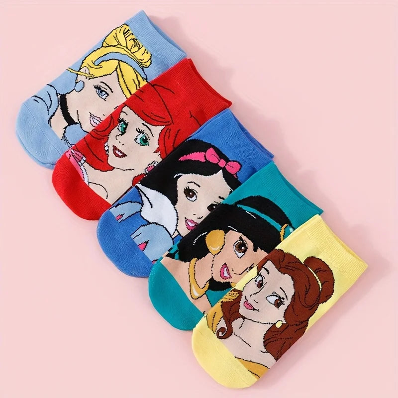 Fairytale Ankle Socks Set – 5 Enchanted Pairs for Magical Days