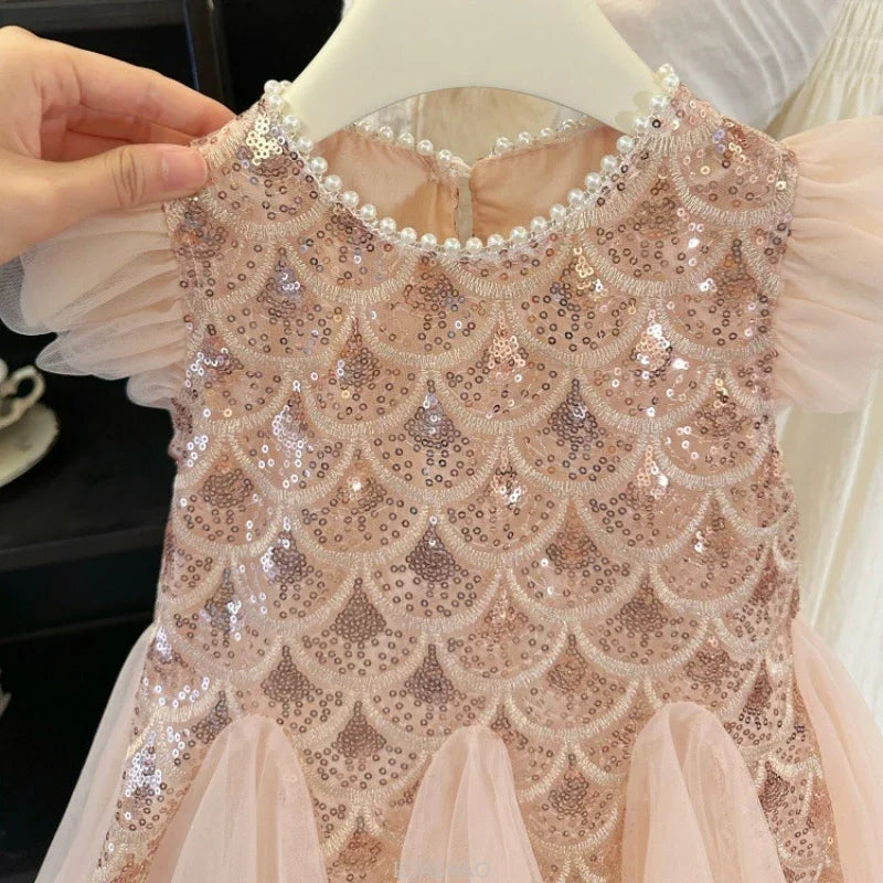 Shimmer Tulle Dress