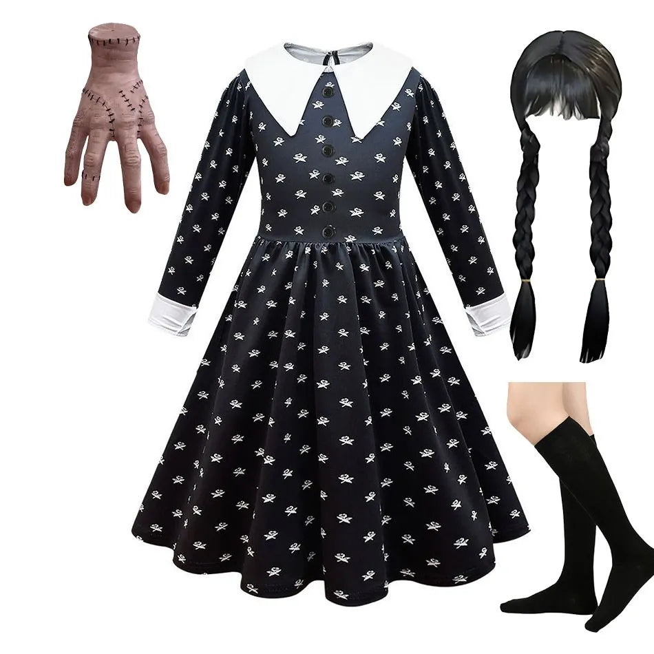 Gothic Girl Halloween Costume Set