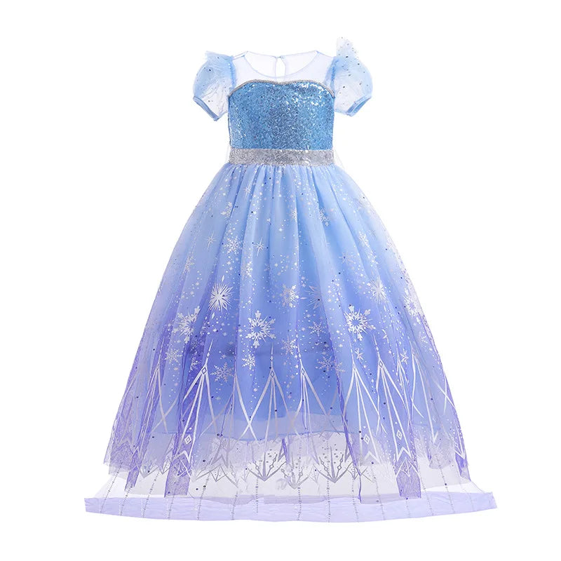 Snowflake Magic Light-Up Princess Dress for Girls