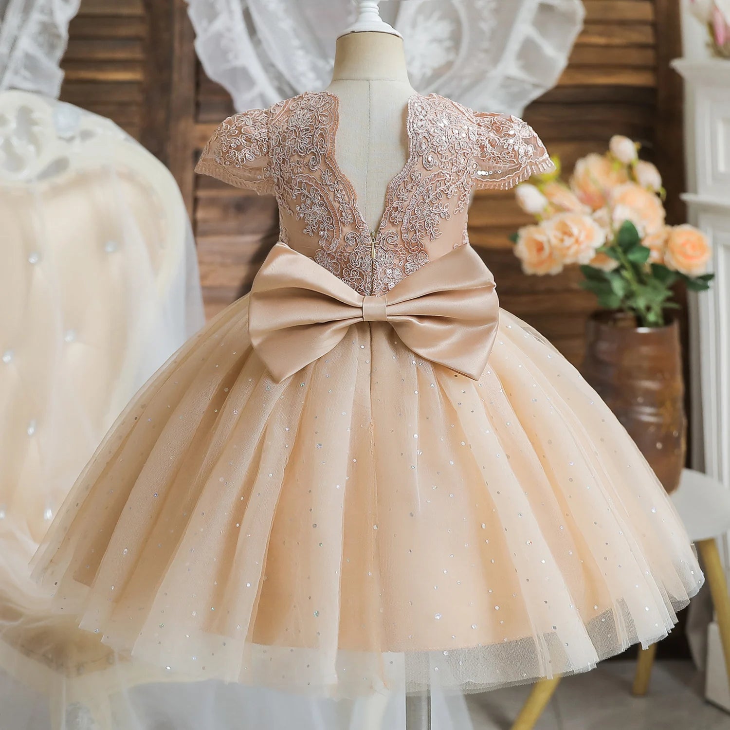 Twilight Bloom Tulle Dress