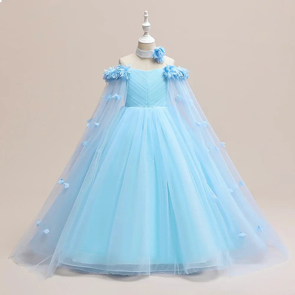 Floral Royalty Kids' Party Dress