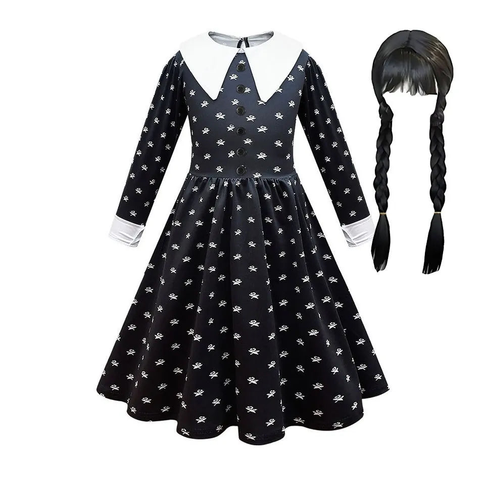 Gothic Girl Halloween Costume Set
