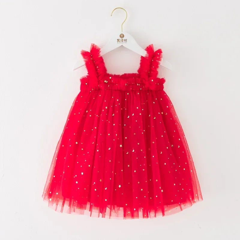 Christmas Starry Tulle Dress