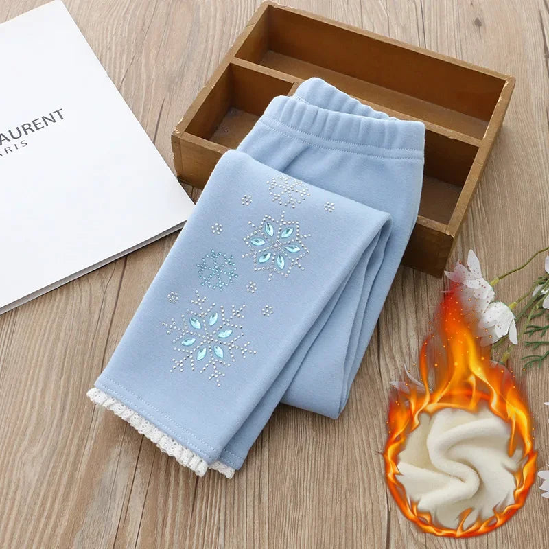 Frosty Sparkle Winter Leggings