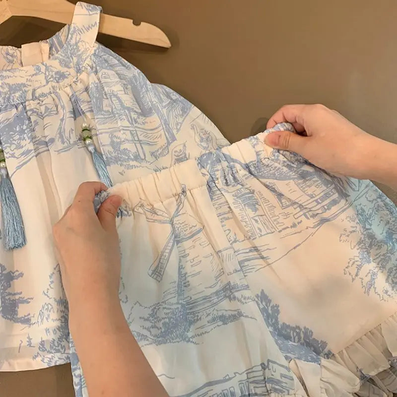 Delicate Blue Summer Set