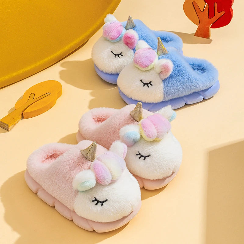 Unicorn Dreams Plush Slippers