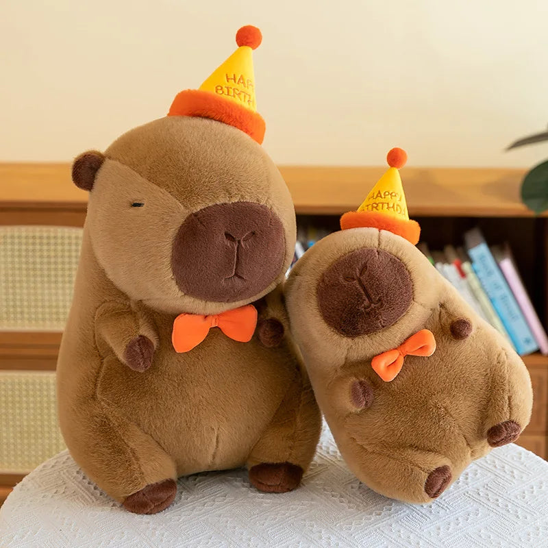 Birthday Capybara Plush – Fluffy Friends