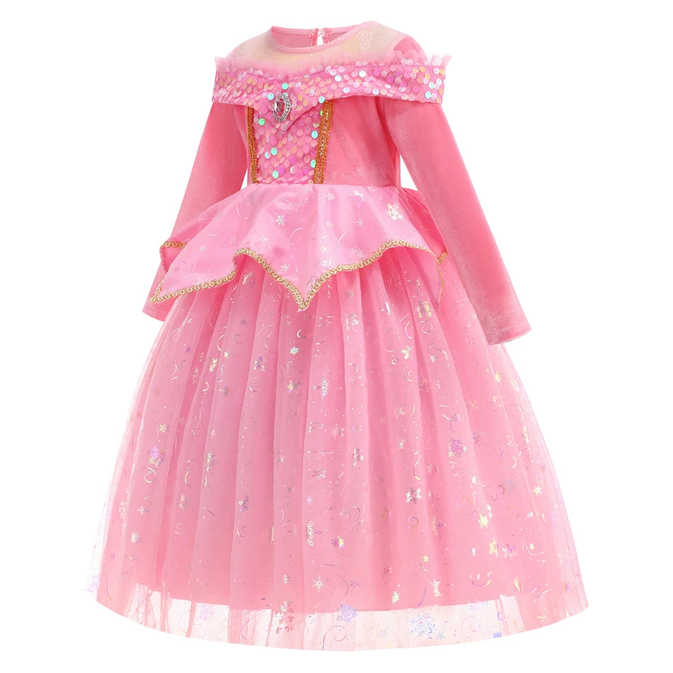 Pink Princess Dress for Girls – Sparkly Fairy Tale Costume